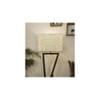 Chloe Beige Jute Floor Lamp with Beige Jute Base
