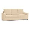 Apollo Compact Sofa Set (Colour : Birch Beige, Cushion : Hard, Back Type : High Back, Seater : 3+1+1)