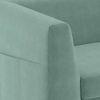 Rubik Luxe 2 Seater Fabric Sofa in Dusty Turquoise Velvet Colour