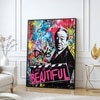 The Castle Decor Life Is Beautiful Pop Art Wall Art Framed Painting 20x30 Inch