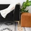 Alpha Fabric Sofa - Black