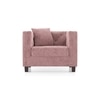 Windsor Essential 1 Seater Fabric Sofa In Desert Rose