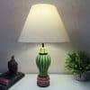Gada Handcrafted Wooden Table Lamp in Multicolor