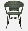 Ballarat  Wicker Table And Chair Set In Grey Dual Tone Finish