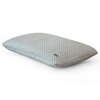 Moss Knit Foil Print Pale Whisper  And Silver Cushion Cover 12X20 Inches