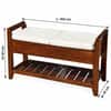 Parker Solid Wood Bench in Provincial Teak Finish