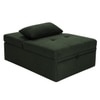 Evenie 1 Seater Pull Out Sofa cum Bed  in Olive Green Colour