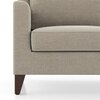 Abbey Sofa (Colour : Oyster Beige, Cushion : Hard, Seating Capacity : 3 Seater)