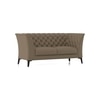 Weston 2 Seater Premium Italian Leather Sofa In Dark Truffle