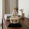 Devotional Sacred Serenity Buddha Statue in White Colour