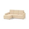 Apollo Compact Sofa (Colour : Birch Beige, Cushion : Soft, Back Type : High Back, Seating Capacity : Left Aligned 2 Seater + Left Aligned Chaise)