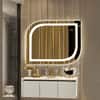 LED Elegant Square Mirror - Modern Illuminated  Mirror with Soft LED Lighting