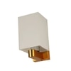 Eliante Modern Wall Lights Mild Steel & 0.6 Kg Material Antique Gold & White Finish