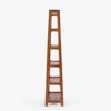Noah Solid Wood Bookshelf in Teak Finish
