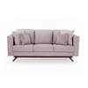 Rubik 3 Seater Fabric Sofa in Smokey Taupe Colour