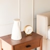 Coco Solid Wood Bedside Table in Brown Colour