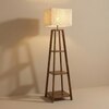 Charlotte Beige Jute Floor Lamp with Beige Jute Base