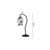 Multicolor Mosaic Glass Curvy Table lamp with Iron Base (EN30)