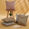 Set Of 5 Jacquard Square Cushion Covers