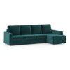 Apollo Sofa (Colour : Malibu, Cushion : Soft, Back Type : High Back, Seating Capacity : Right Aligned 3 Seater + Right Aligned Chaise)