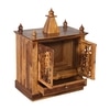 Jam  Sheesham Wood  Prayer Unit in Teak Finish
