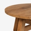 Ava Indonesian Teak Outdoor Table In Light Brown Finish