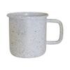 Metalsmith Metal Coffee Mug White Reusable Drinking Mug