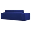 Riyab 3 Seater Pull Out Sofa cum Bed  in Navy Blue Colour