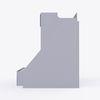 Pattern Dreams Bunk Bed  6X5 (Drawers On Wheels) In Grey Colour
