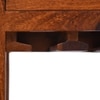 Lager Solid Wood Bar Rack With One Drawer