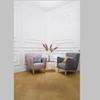 Scandinavian Xander Small Coffee Table Copper Finish
