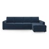 Apollo Compact Sofa (Colour : Lapis Blue, Cushion : Soft, Back Type : Regular, Seating Capacity : Right Aligned 3 Seater + Right Aligned Chaise)