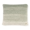 Ombre Moss Knit Mint Mount Green  And Natural Cushion Cover 18X18 Inches