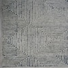 Geometric Labyrinth Carpet Size 7.8x5.4 ft.