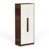 Maltein 2 Door Engineered Wood Wardrobe In Brown Maple & White Finish