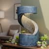 Grey Square Planter Indoor Water Fountain