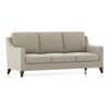 Abbey Sofa (Colour : Oyster Beige, Cushion : Hard, Seating Capacity : 3 Seater)