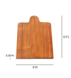 Ireka Home Earthstone Acacia Wood Serving Board Set – Set of 4