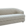 Stylishsimplicity Wood 3 Seater With Upholstery Non Storage Sofa In Beige Colour