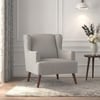 Brando Arm Chair in Naturaline Grey Color