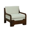 Alex 1 Seater Sofa Cum Bed in Off White Colour