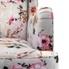Genoa Wing Chair in  Floral Colour