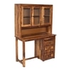 Deo Sheesham Wood  Study Table in Teak Finish
