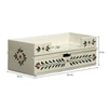 D'Dass White Wooden Shelf Style Temple For Pooja In Home and Office