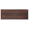 Caily King Size Bed In Walnut Finish