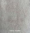 Luxe Boucle Fabric Lounge Chair in White Colour
