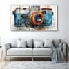 The Castle Decor Photography Art Wall Painting Wooden Framed Digital Painting 27x48 Inch