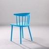 Kepler Brooks Aura Cafeteria Dining Chair in Blue Colour