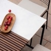 Covent Garden Mild Steel Outdoor Dining Table with Six Chairs in Grey Colour
