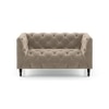 Henrietta 2 Seater Fabric Sofa (Cloudy Beige Velvet)